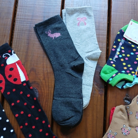 New cute sock bundle - boot crew ankle - colorful animal sets 6 pairs - Picture 4 of 9